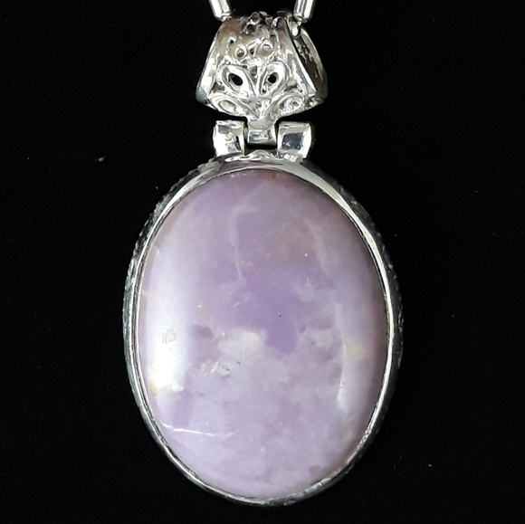Phosphosiderite Sterling Silver Pendant - Picture 10 of 11
